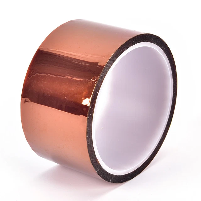 50 mm 5 cm x 30M cinta Kapton pegajosa alta temperatura poliimida resistente al calor) RF