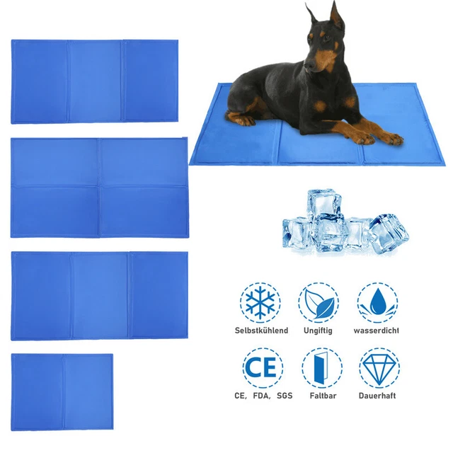 Alfombra de refrigeración para perro manta de refrigeración antideslizante cojín de refrigeración antideslizante cojín de gel