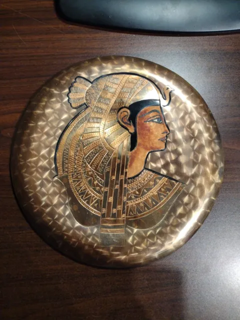 Egypt Goddess Isis Queen Sheba Nefertiti Cleopatra Copper Brass Stamping Plate