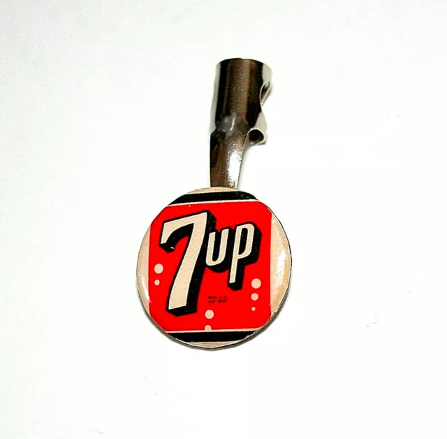 Rare Seven Up 7up Soda Logo Pencil Pocket Holder Clip 1950s Advertising NOS New