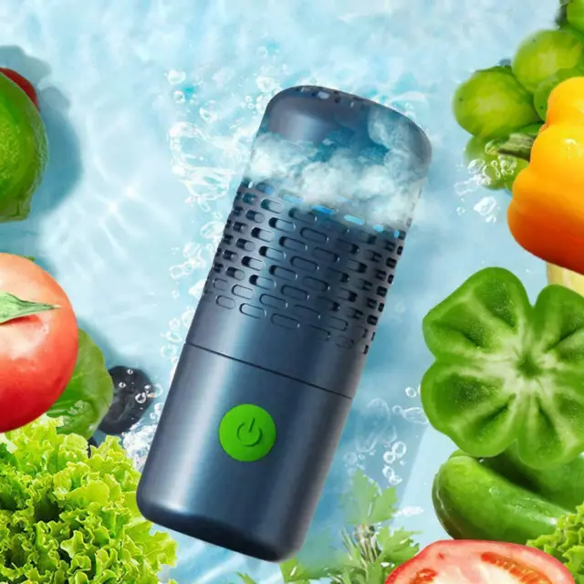 Automatic Fruit Vegetable Washing Machine Wireless Food Purifier I0B8^HOT