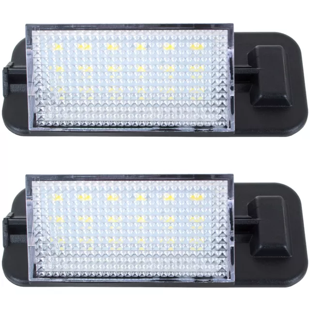 2x NUMMERNSCHILD KENNZEICHENBELEUCHTUNG LED LEUCHTE FÜR BMW E36 3 91-98