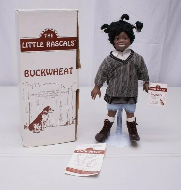 KING WORLD THE Little Rascals Buckwheat Porcelain Doll The Hamilton