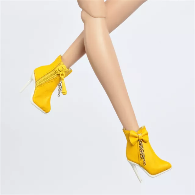 Yellow Shoes Fit silkstone NU.face Fashion Royalty FR2 FR6.0 Meteor Obitsu doll