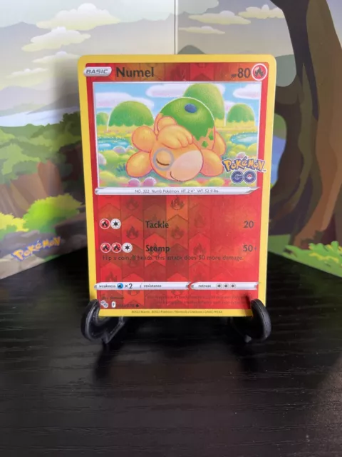 Numel 013/078 - Pokemon Go - Common - Reverse Holo - Pokemon Card TCG - LP