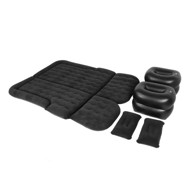 Black Car Air Mattress Vehicle Inflatable Thickened Travel Bed Sleeping Pad