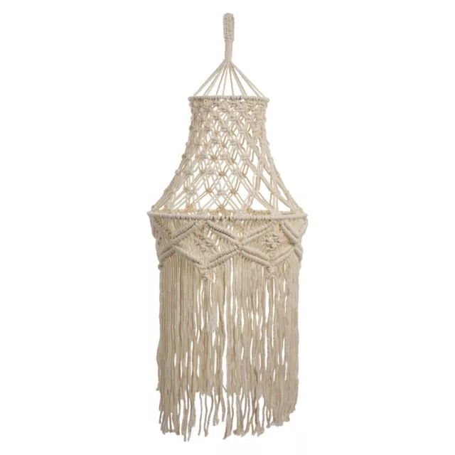 LáMpara de Macramé Sombra Colgante Cubierta de Luz Colgante Oficina Moderna7607