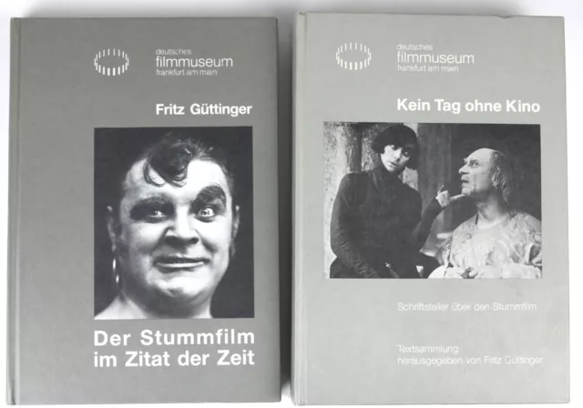 2 Bd. Fritz Güttinger: Der Stummfilm & Kein Tag ohne Kino. Filmmuseum Frankfurt