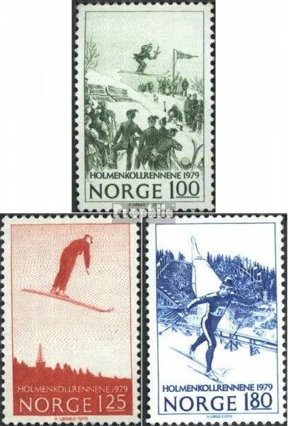Norwegen 790-792 (kompl.Ausg.) postfrisch 1979 Skispringen