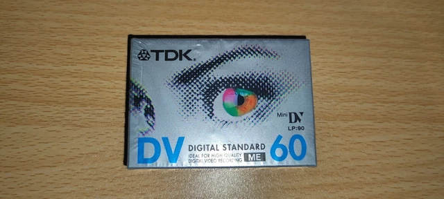 Cinta/Cassette Digital Tdk Dvm-60 Mini Dv Videocámara