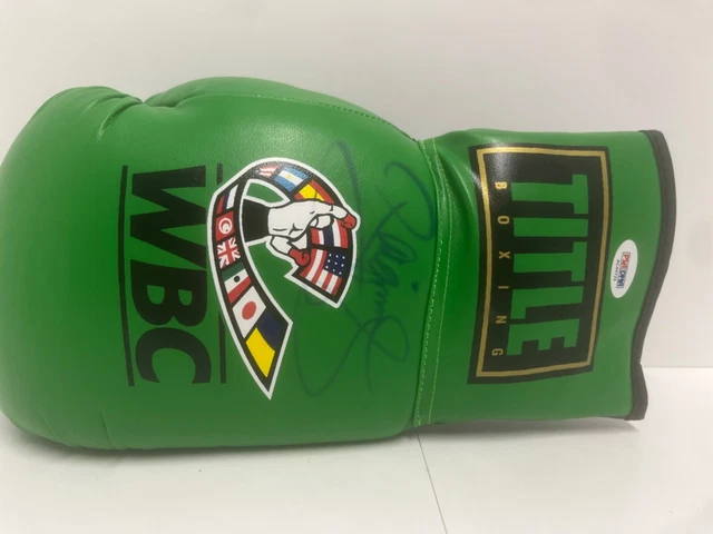 Manny Pacquiao signed boxing glove