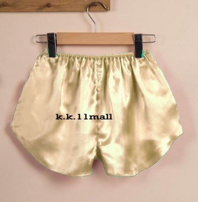 Avoria Decorato Pantalone Raso Abbigliamento Notte Ragazze Sexy Corto Casual Più Misura 