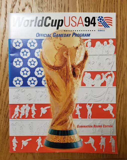 Vintage World Cup 94 USA Official Game Program Magazine *Very Rare* Like New!