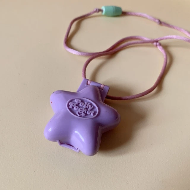 RARE! POLLY POCKET - Film Star Locket - médaillon pendentif étoile - Bluebird 92 EUR 23,90 - FR