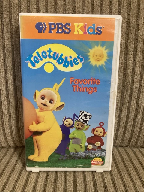 TELETUBBIES FAVORITE Things VHS 1999 PBS Kids Vintage Hard Case 5 teletubbies-favorite-things-vhs-1999-pbs-kids-vintage-hard-case-5