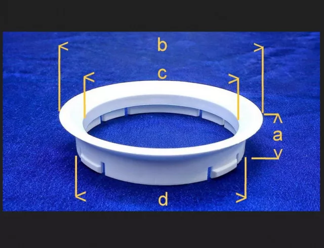 4x Zentrierringe 79,6 mm  65,1 mm für Alufelgen 1509 2