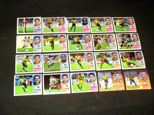 Autocollants OM Marseille - Equipe Complète Panini Foot 2003 - 20 Images
