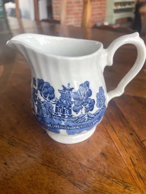 Royal Wessex Blue Willow Pattern Milk Jug