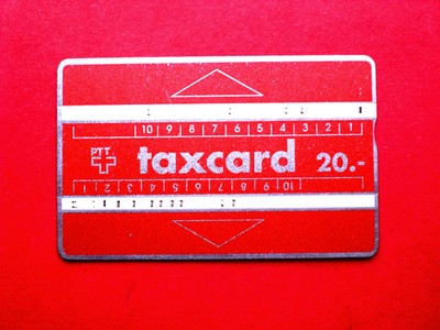 Suisse TELECOM TAXCARD motif 2 90er Ans 