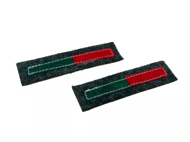 Reproduction World War Two Era British Pioneer Corps Arm of Service Strips -Pair