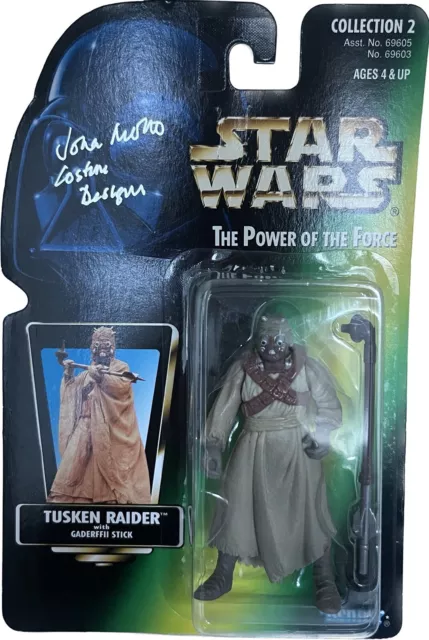 John Mollo Star Wars Costume Designer ANH Signed POTF Action Figure BAS