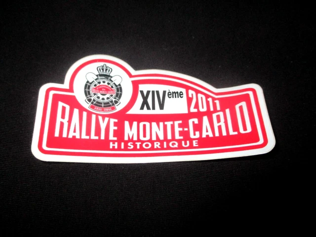 autocollant sticker adesivo 62 eme RALLYE MONTE CARLO 1994 GRAND FORMAT RARE