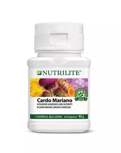 CARDO MARIANO NUTRILITE AMWAY 60 compresse, per la salute del fegato .