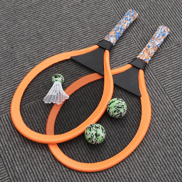 Raquettes De Badminton Balle Tennis Jouets Sport Pour Enfants Jouer