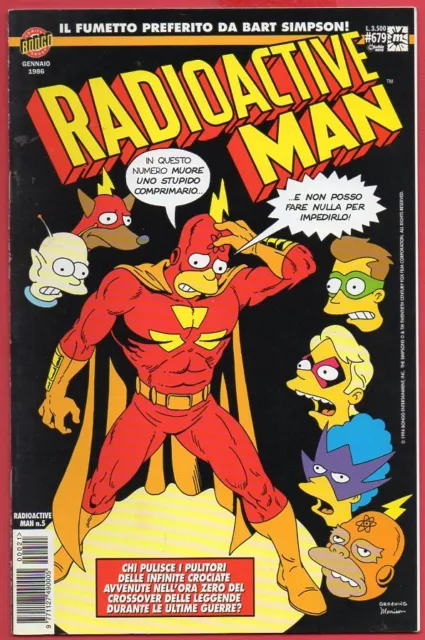 RADIOACTIVE MAN 679 SIMPSON COMICS 21 - Macchia nera marzo 2000