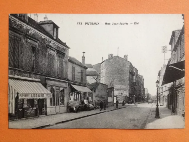 Carte Postale 1900 PUTEAUX Hauts de Seine RUE JEAN JAURÈS