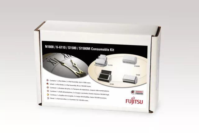 Fujitsu Verbrauchsmaterial-Kit für ScanSnap S1500 Con-3586-013A Scanner und Zub