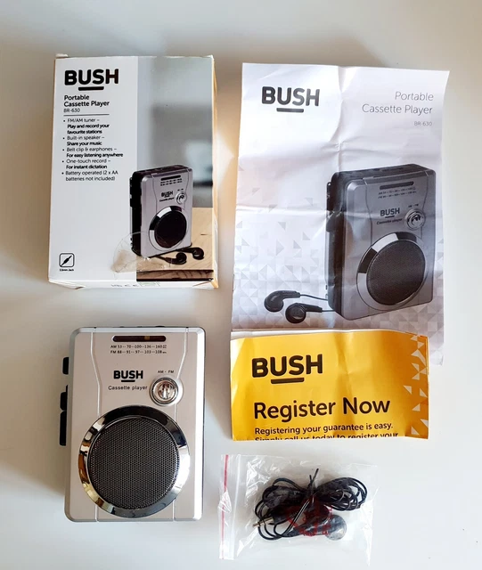 NEW BUSH WALKMAN Portable Personal Cassette Radio Recorder BR630