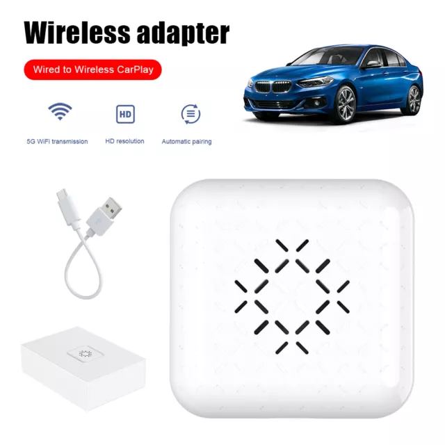 Wireless CarPlay Adapter Wired to Wireless CarPlay Dongle Mini Box CarlinKit New