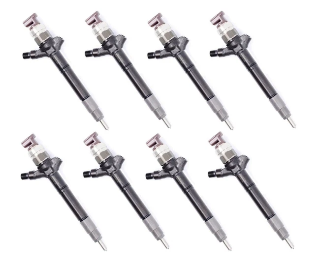 8 DIESEL FUEL INJECTORS for TOYOTA LANDCRUISER V8 70 76 79 SERIES 1VD-FTV INJ182 8 DIESEL FUEL INJECTORS for TOYOTA LANDCRUISER V8 70 76 79 SERIES 1VD-FTV INJ182
