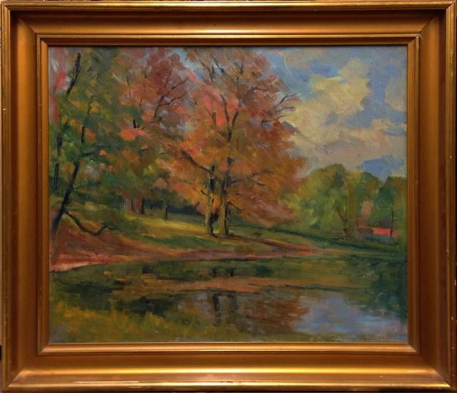 AUTUMN HIGHLIGHTS, original oil painting