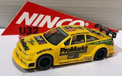 Ninco 1/32 NINCO OPEL CALIBRA DTM PROMARKT JAUNE KLAUS LUDVIG MB 