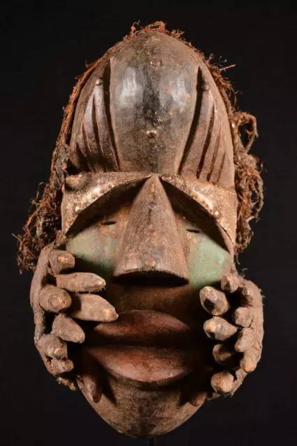 18437 African Old Ngere Mask / Mask Ivory Coast