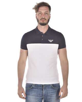 ARMANI Polo Emporio Armani Shirt Cotone Uomo Bianco 8N1F131J0SZ 100 