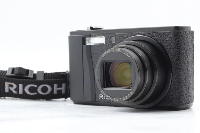 Rere!! 【MINT w/Strap + cutting seal 】 Ricoh R10 Black Compact Digital Camera 397
