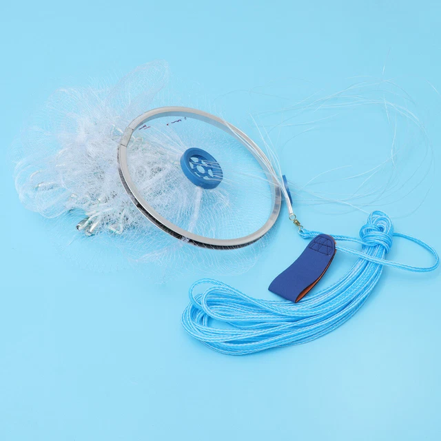 2 . Fishing Throw Nets Portable Fishing Landing Net American Style