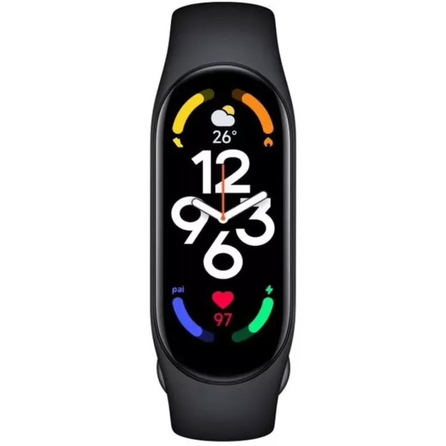 Xiaomi Mi Smart Band 7 Bracelet Noir Moniteur d'Activité Ecran Amoled 30 Modes