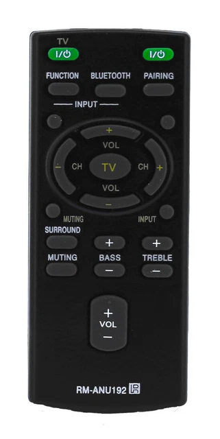 Original remote control RM-ANU191 for Sony HT-CT60BT SA-CT60BT SS-WCT6