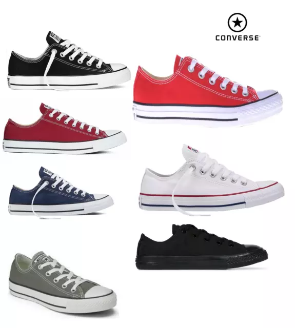 ⚫ 2021 Converse Chuck Taylor All Star Low Canvas Unisex Trainers