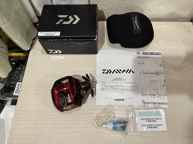 ダイワ STEEZ LTD SV103H-TN スティーズ レッド/ブラック Daiwa