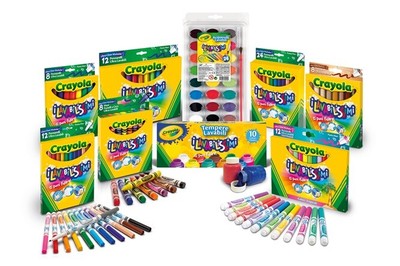 Crayola Crayola Pastelli Pennarelli Superpunte Matite Grembiule Acquerelli Lavabilissimi 