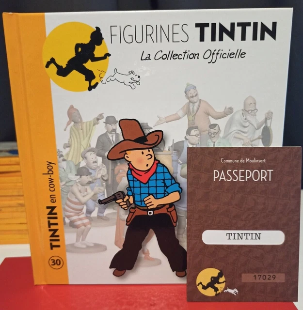 Figurine Tintin Cow-boy - Hors Série Moulinsart Hergé - Neuf Sous Blister