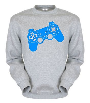 Gamer Controller Sweatshirt Fun Pullover Hooded Pulli ego Shooter Nerd zocker PC
