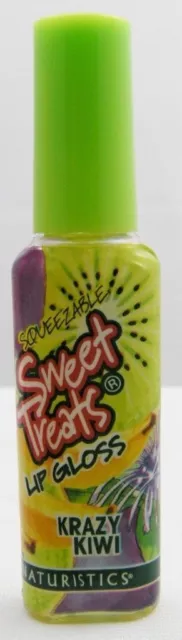 Lot of 72 Naturistics Sweet Treats Lip Gloss - KRAZY KIWI ( carded)