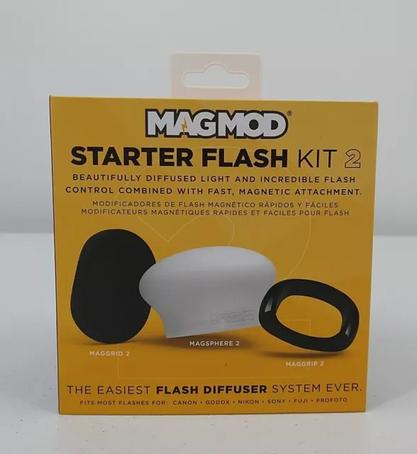 MagMod Starter Flash Kit 2 with MagGrip 2 - Black/White