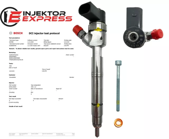 Mercedes CDI C-KLASSE Einspritzdüse Injektor A6110700687 0445110025